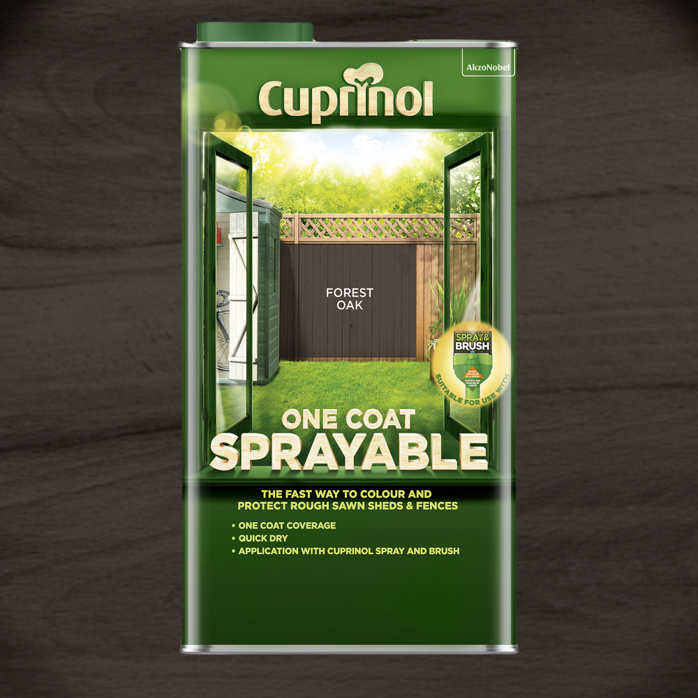 Cuprinol Spray Fence Treatment Forest Oak 5L Paint Stop Limited cuprinol-spray-fence-treatment-forest-oak-5l-paint-stop-limited