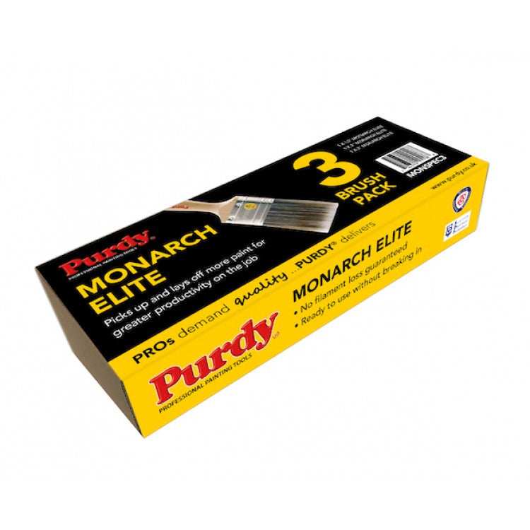 PURDY BOX SET MONARCH ELITE 1x1.5 INCH1x2 INCH1x3 INCH