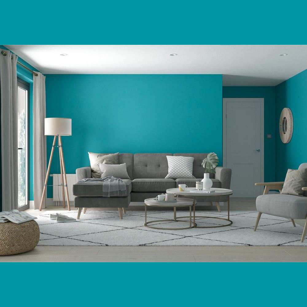 DULUX TRADE DIAMOND MATT TEAL TOUCH  2.5L