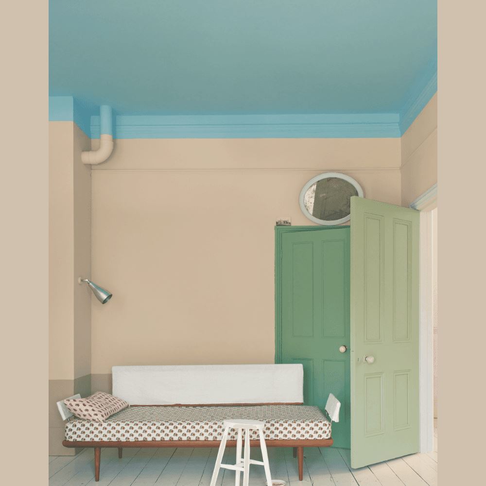 FARROW & BALL FLAT EGGSHELL 264 OXFORD STONE 5L