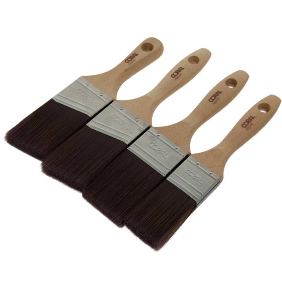 CORAL ASPIRE PAINT BRUSH SET 4 PIECE