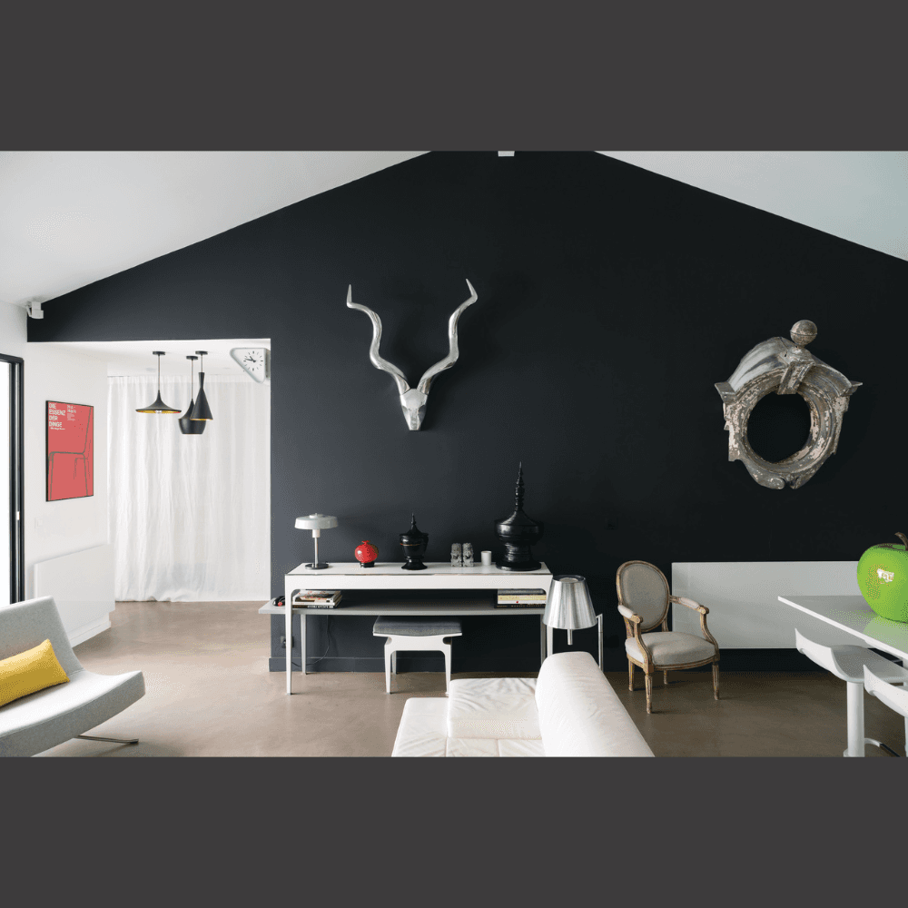 FARROW & BALL DEAD FLAT 256 PITCH BLACK 5L