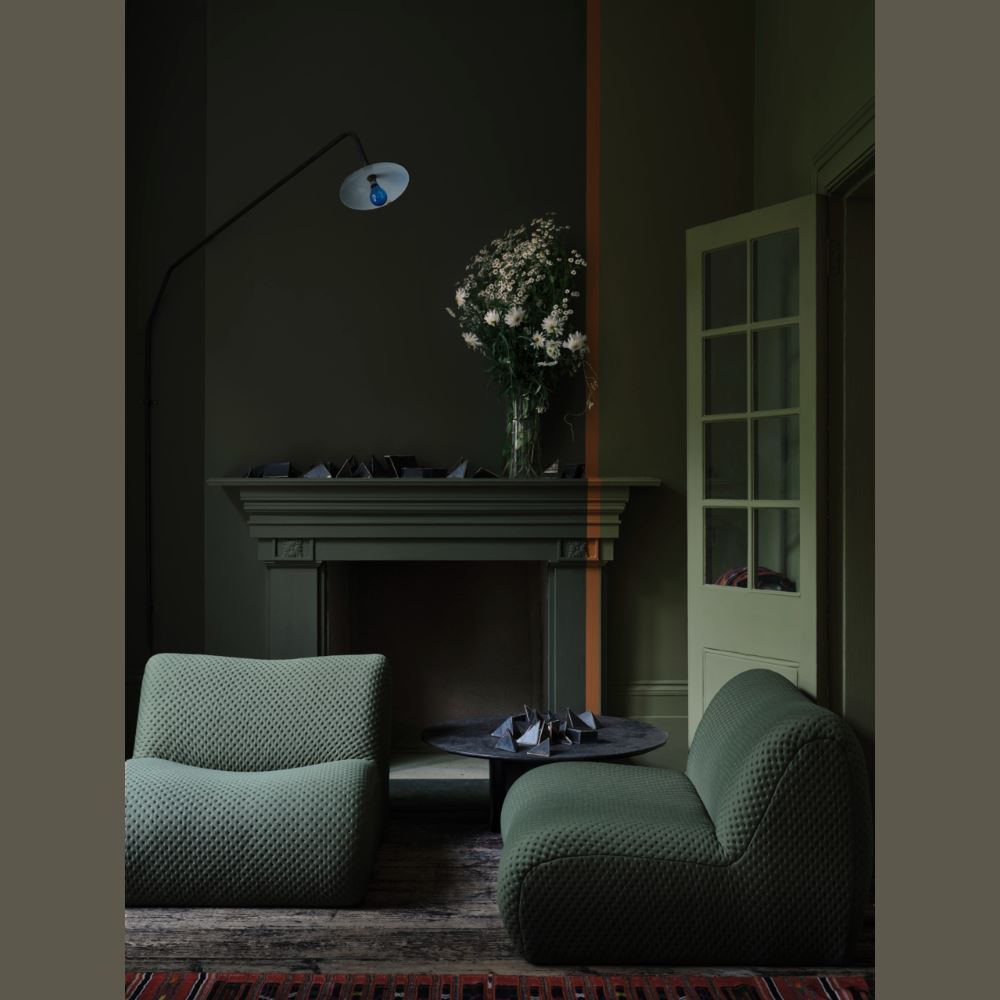 FARROW & BALL FLAT EGGSHELL 313 REDUCED GREEN 5L