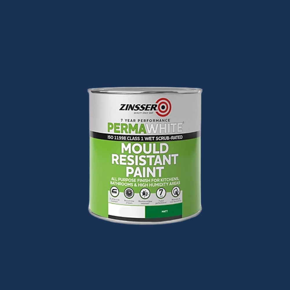 Zinsser Permawhite Interior Matt RAL 5013 1L – Paint Stop Limited