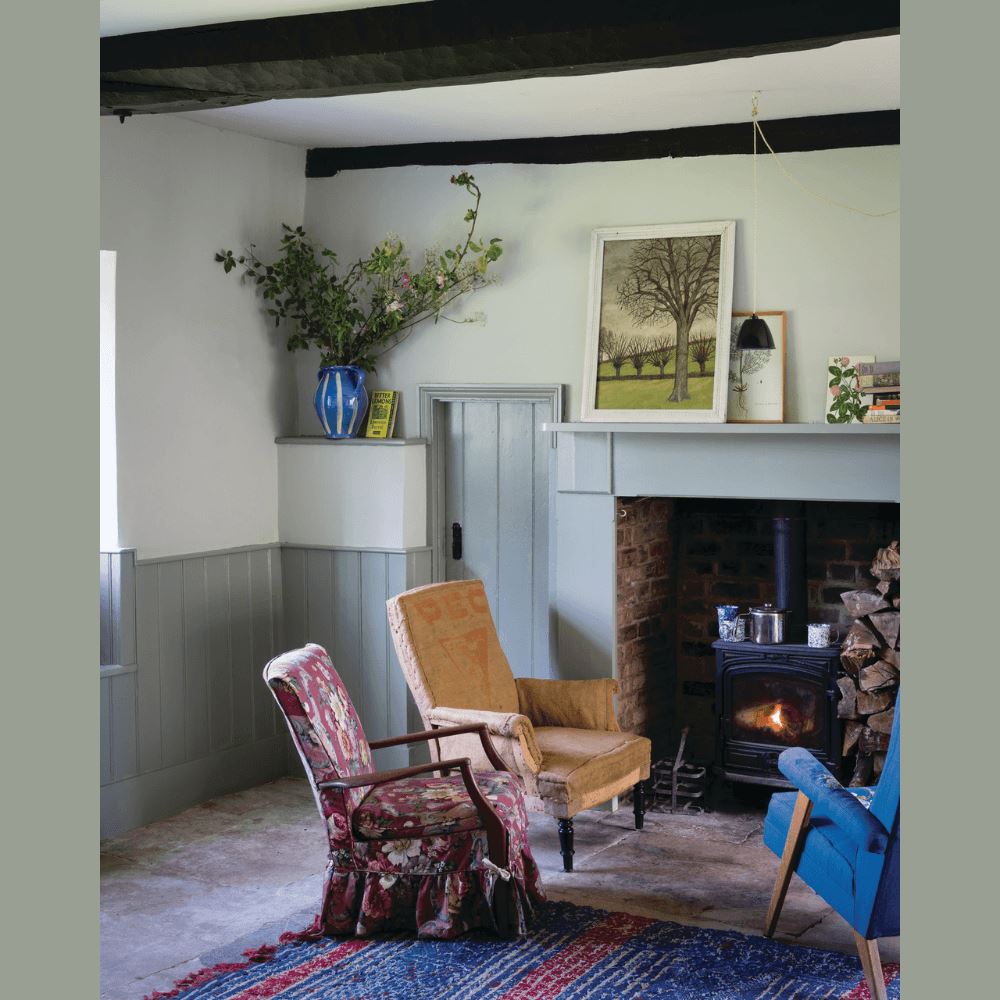 FARROW & BALL FLAT EGGSHELL 25 PIGEON 2.5L