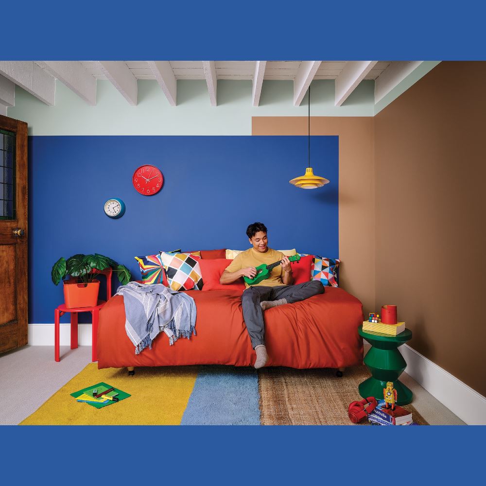 CROWN WALLS AND CEILINGS MATT BRIGHT BLUEJAY 2.5L
