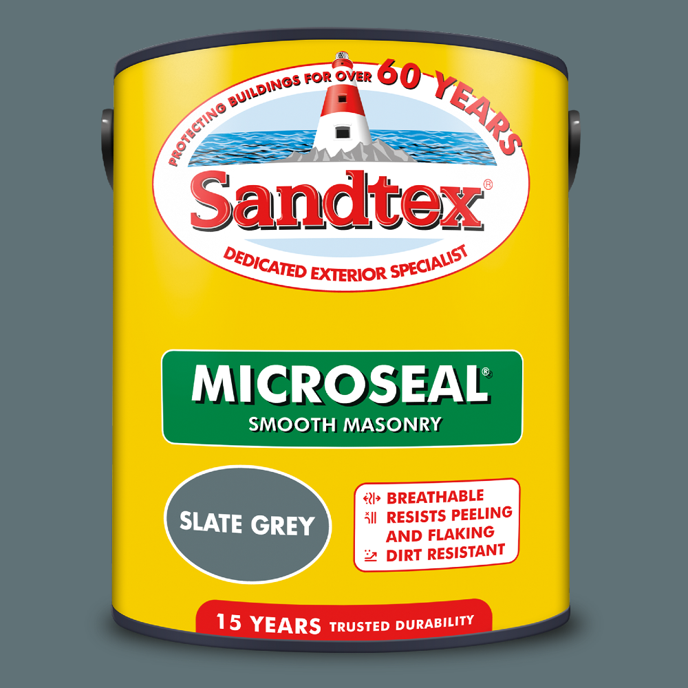 Sandtex Ultra Smooth Masonry Slate Grey 5L – Paint Stop Limited