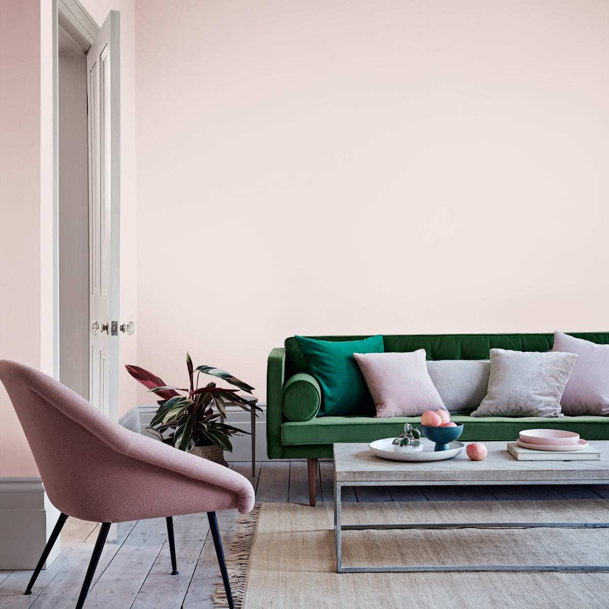 CROWN WALLS AND CEILINGS MATT CREME DE LA ROSE 2.5L