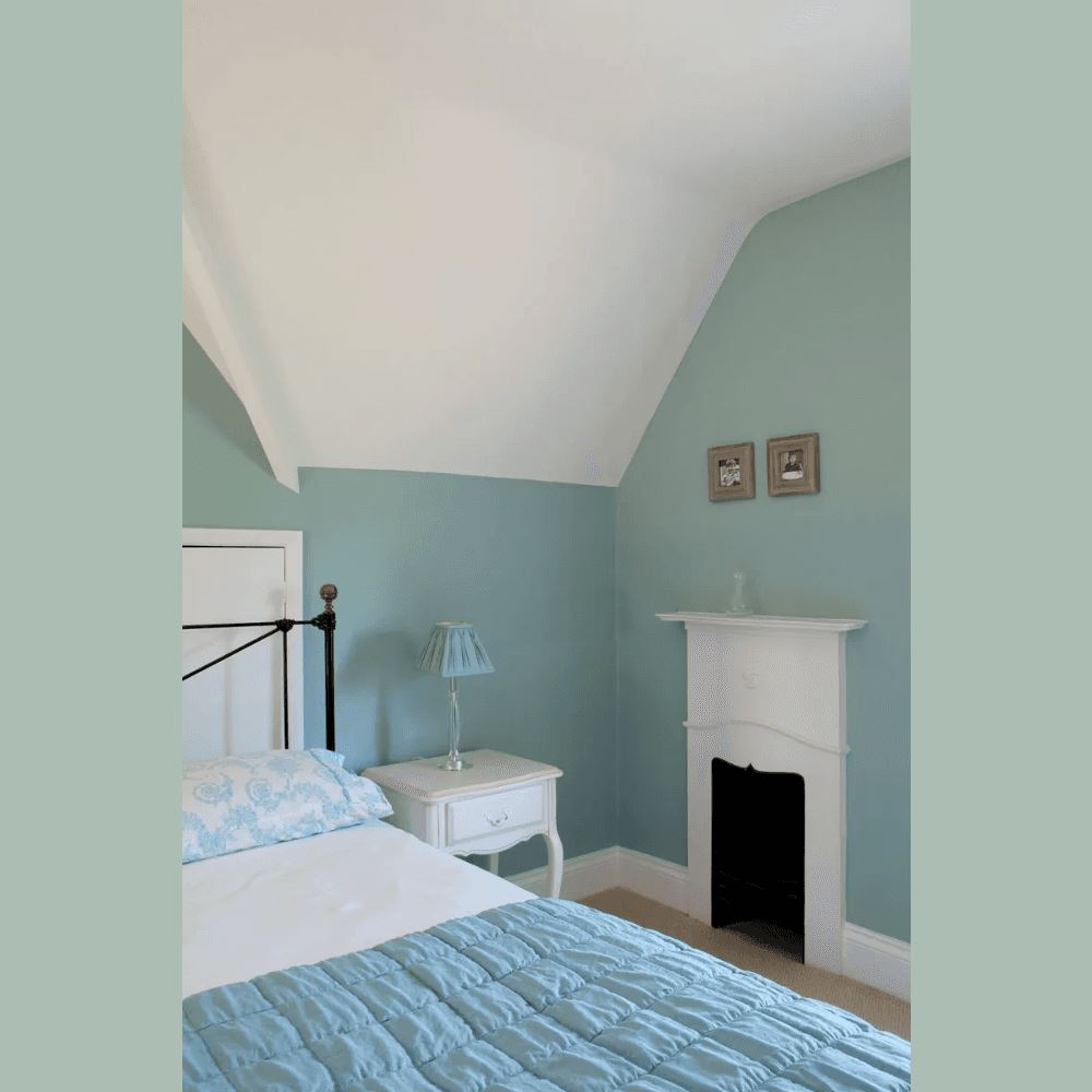 FARROW & BALL FLAT EGGSHELL 84 GREEN BLUE 750ML