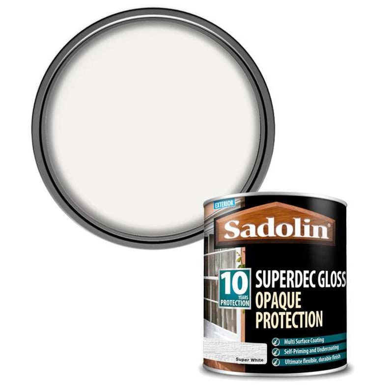 SADOLIN SUPERDEC GLOSS SUPER WHTE 2.5L