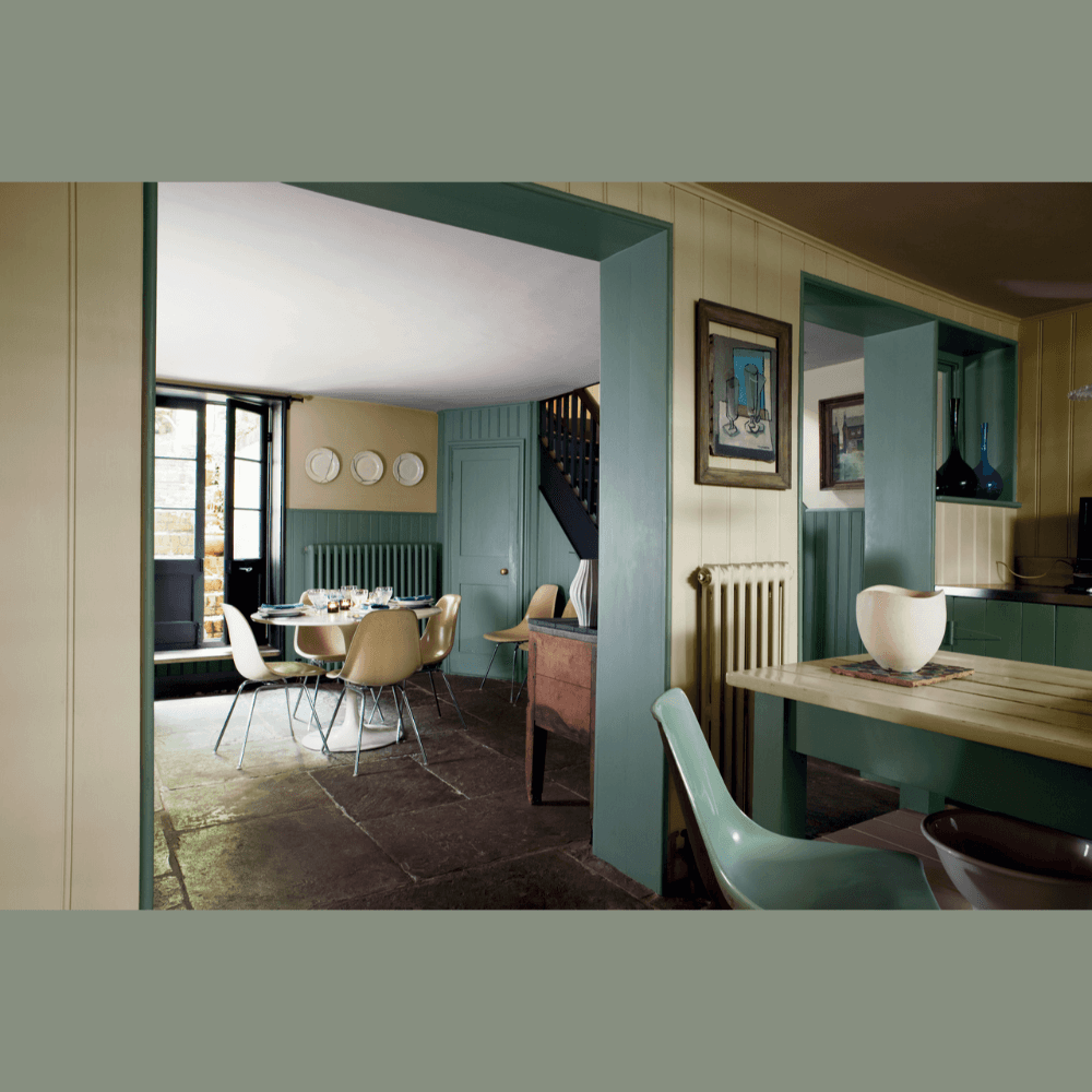 FARROW & BALL ESTATE EGGSHELL 79 CARD ROOM GREEN 5L