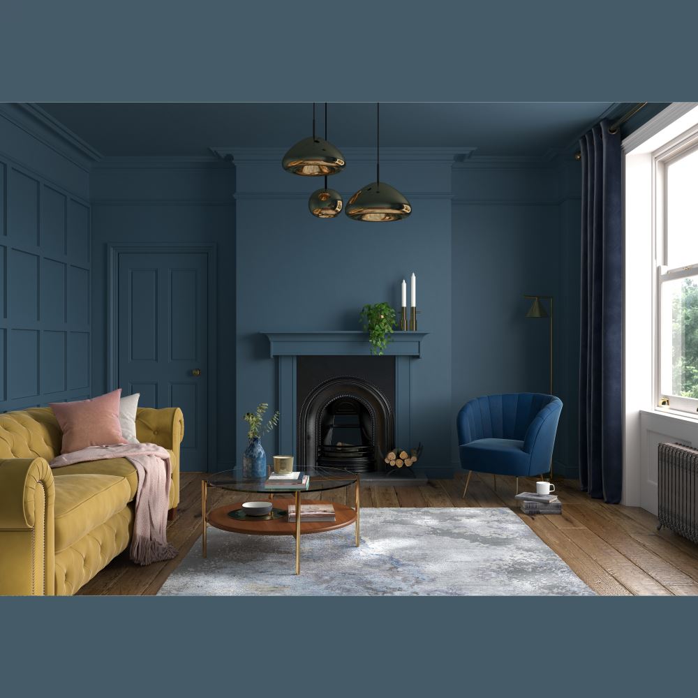 DULUX TRADE VINYL MATT MIDNIGHT TEAL 5L