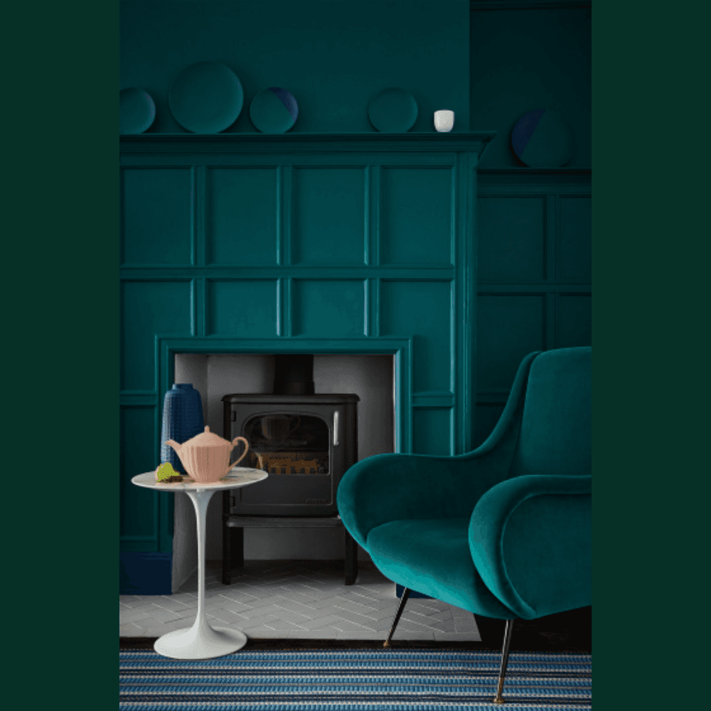 LITTLE GREENE ABSOLUTE MATT 96 MID AZURE GREEN 5L