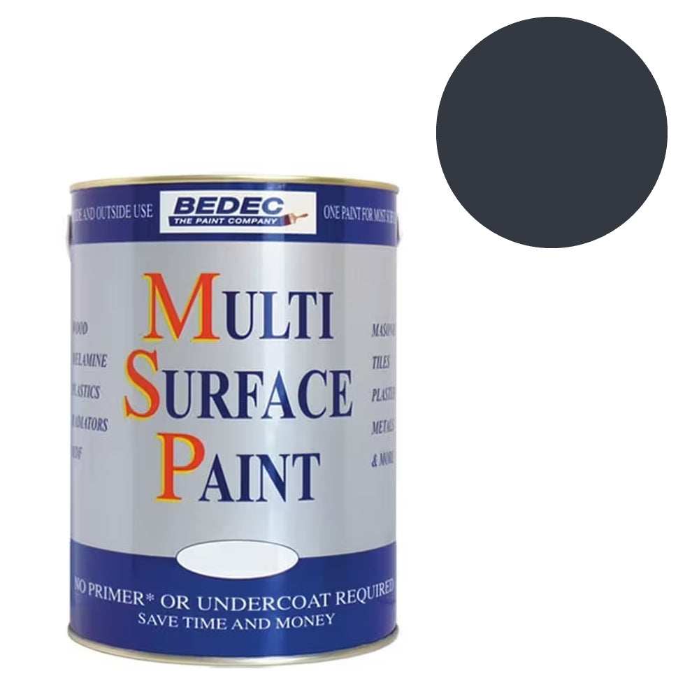 BEDEC MSP MULTI SURFACE PAINT MATT ANTHRACITE 5L