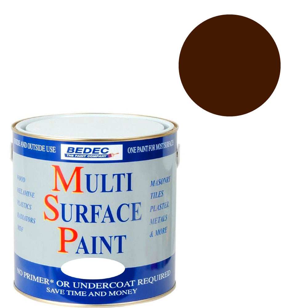 BEDEC MSP MULTI SURFACE PAINT GLOSS CHOCOLATE 2.5L