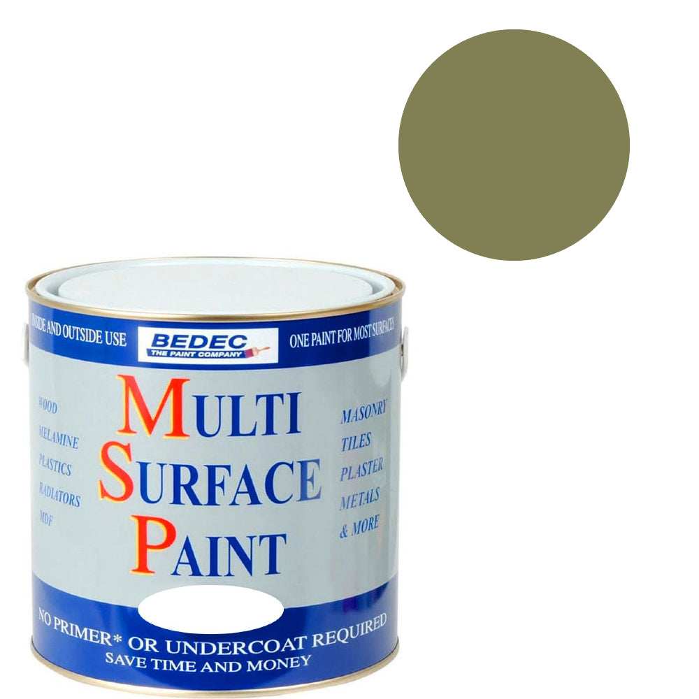 BEDEC MSP MULTI SURFACE PAINT SATIN IVY GREEN 2.5L