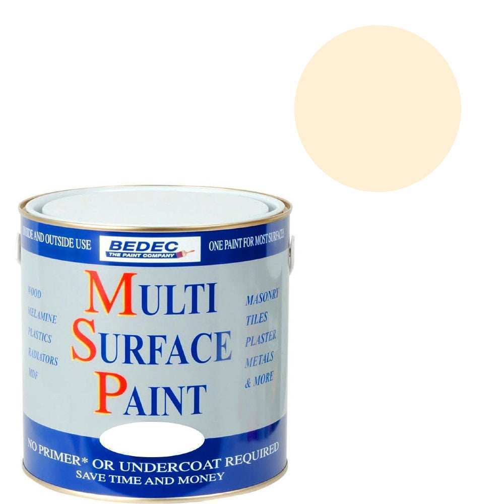 BEDEC MSP MULTI SURFACE PAINT MATT MAGNOLIA 2.5L