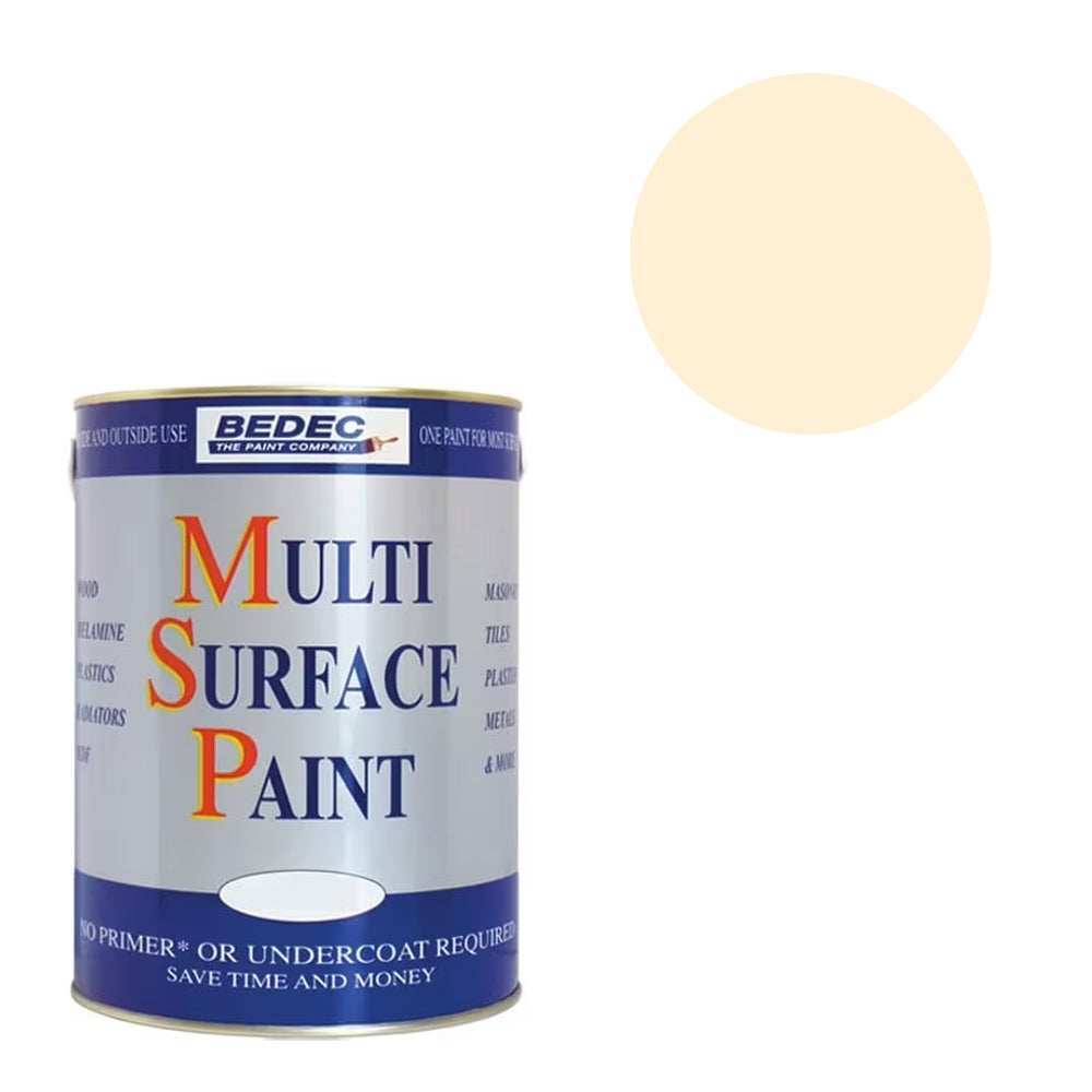 BEDEC MSP MULTI SURFACE PAINT MATT MAGNOLIA 750ML