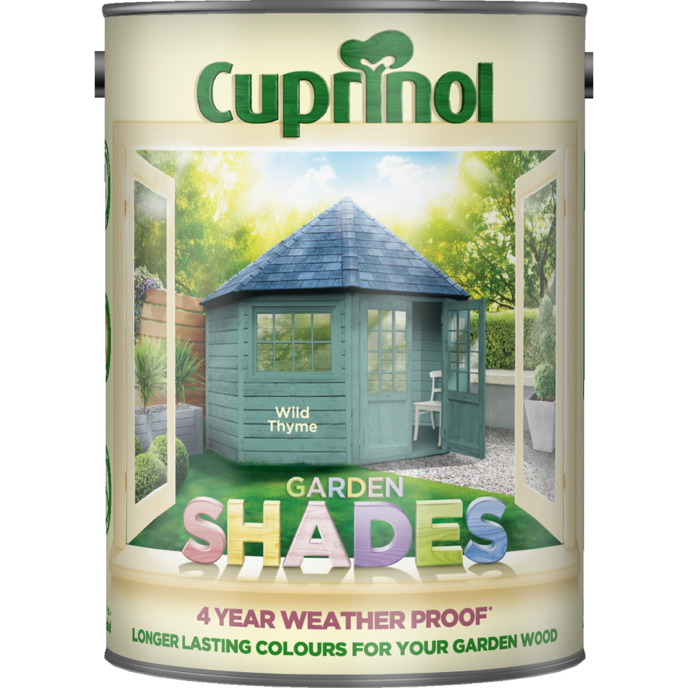 Cup Risol CUPRINOL GARDEN SHADES WILD THYME 5L – Paint Stop Limited