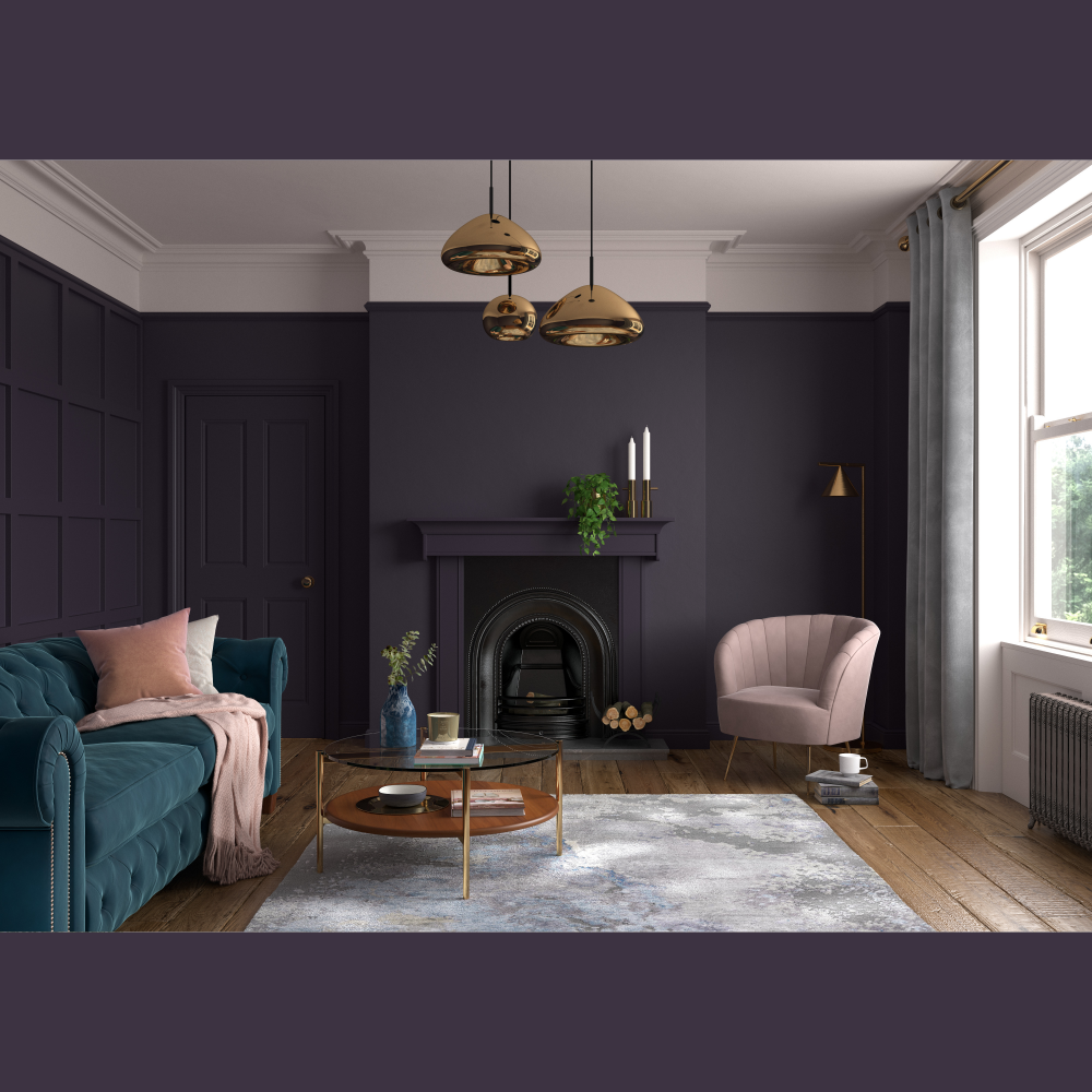 DULUX TRADE HERITAGE MATT DARK AUBERGINE 2.5L
