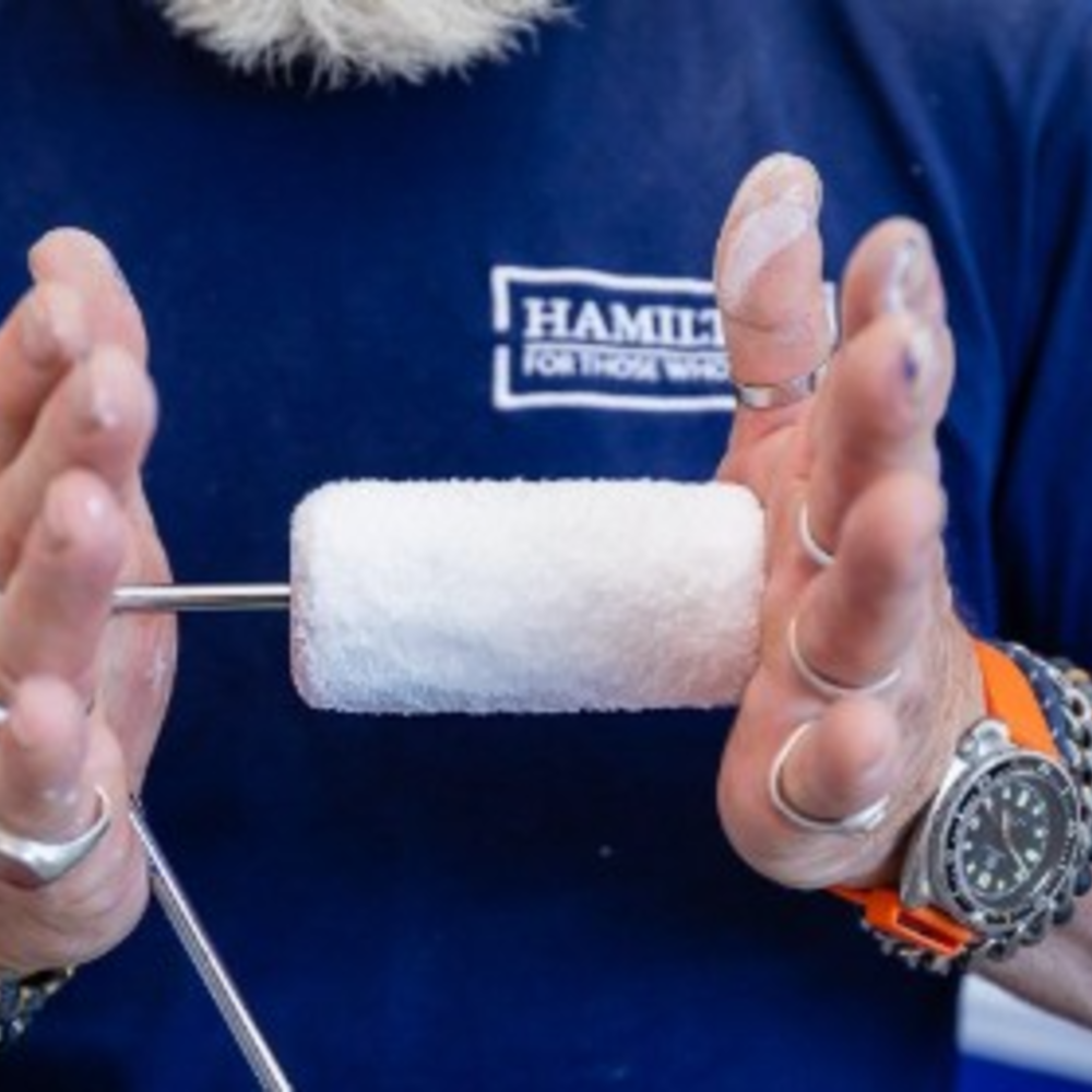 HAMILTON PERFECTION ROLLER SLEEVE SHORT MIDI 4INCH