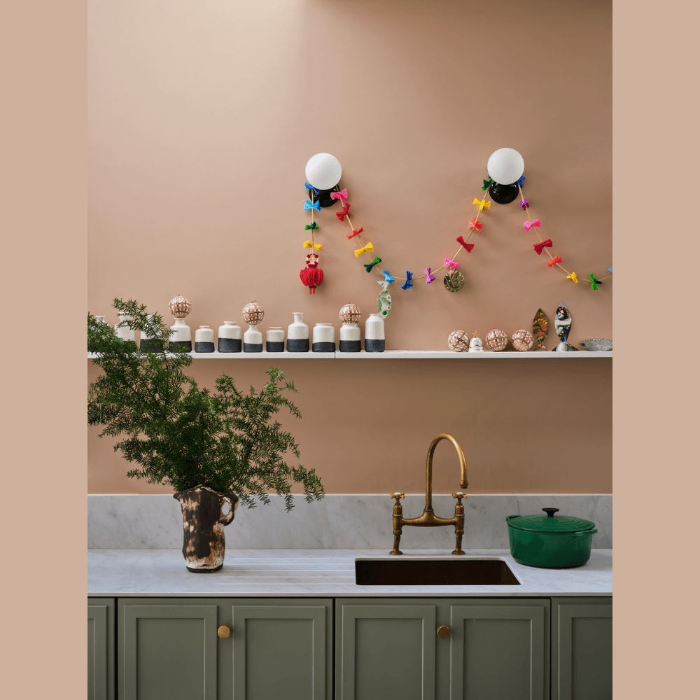 FARROW & BALL FLAT EGGSHELL 303 TEMPLETON PINK 2.5L