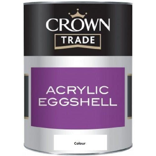 CROWN TRADE ACRYLIC EGGSHELL MIXED COLOUR 5L