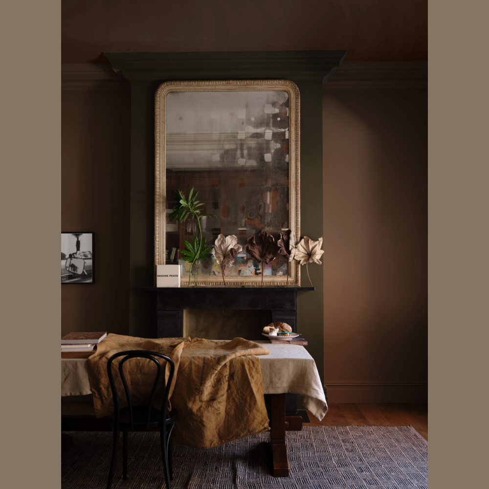 FARROW & BALL ESTATE EGGSHELL 198 BROCCOLI BROWN 750ML