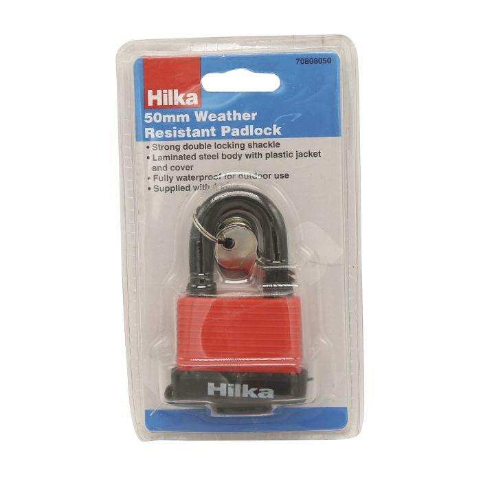 HILKA WEATHER RESISTANT PADLOCK 50MM