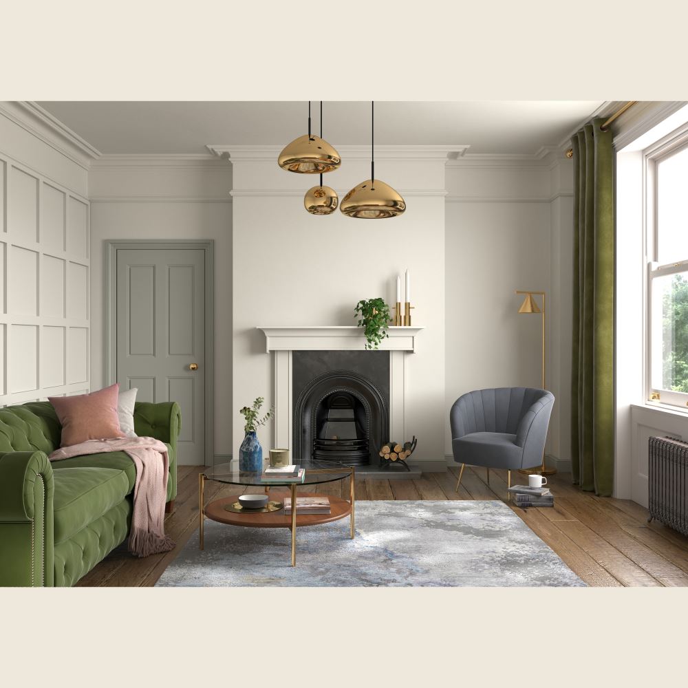 DULUX TRADE HERITAGE MATT OCHRE WHITE  1L