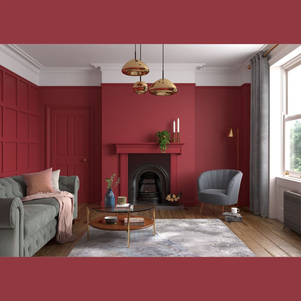 DULUX HERITAGE VELVET MATT PUGIN RED  1L