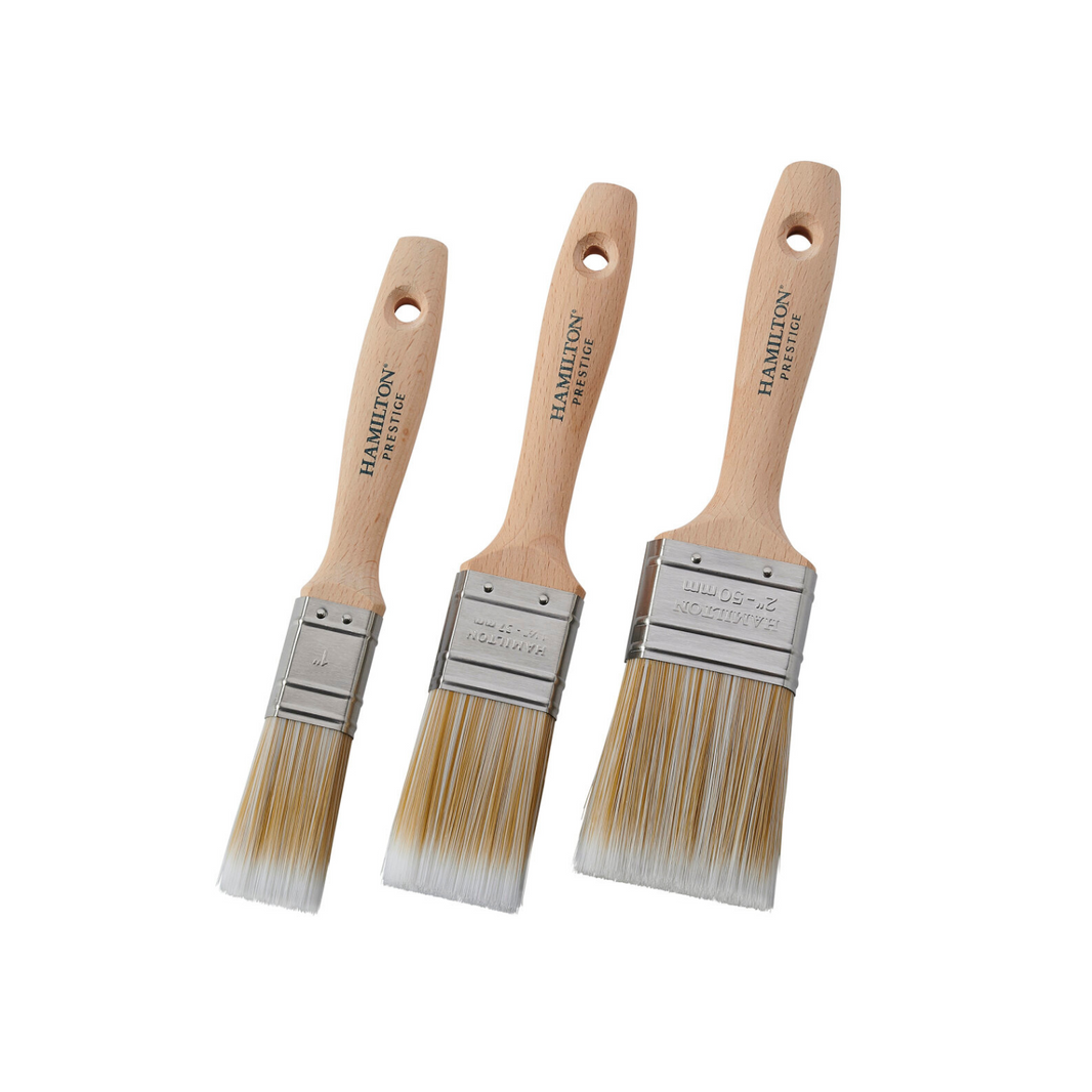 HAMILTON PRESTIGE SYNTHETIC BRUSH SET BOX OF 3