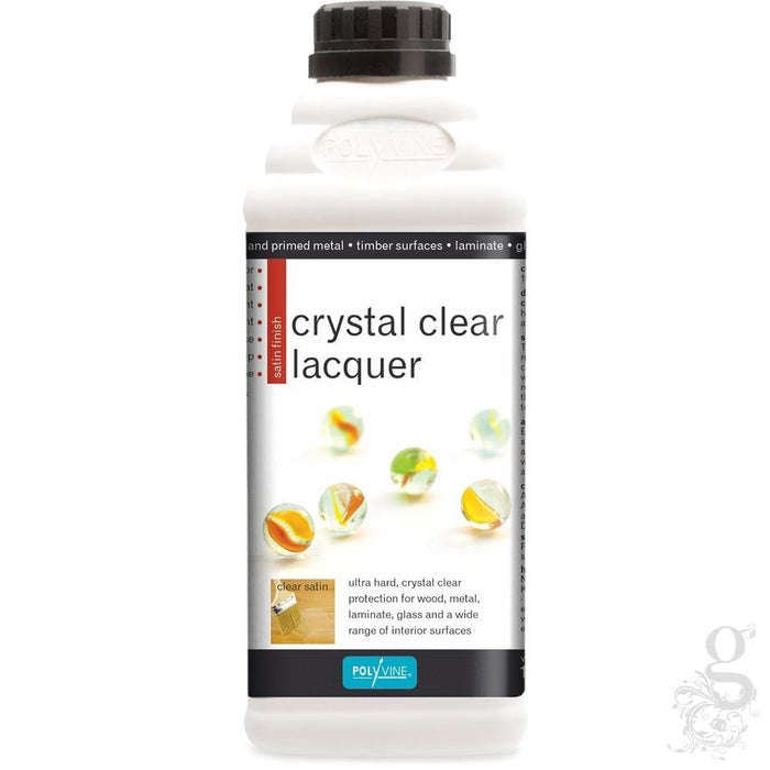 POLYVINE CRYSTAL CLEAR LACQUER SATIN 1L