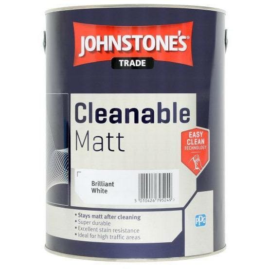JOHNSTONES CLEANABLE MATT BRILLIANT WHITE 5L