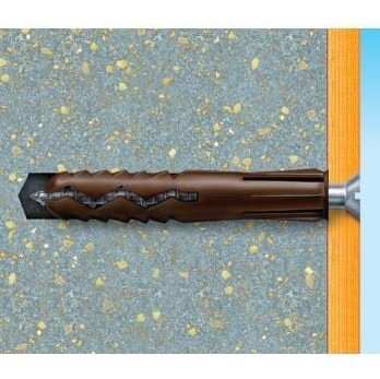 PLASPLUGS SUPER GRIPS BROWN PK100