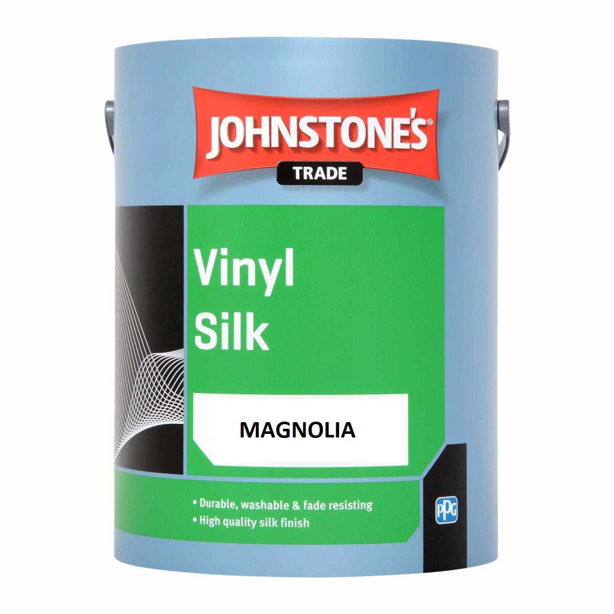 JOHNSTONES VINYL SILK MAGNOLIA 2.5L — Paint Stop Limited