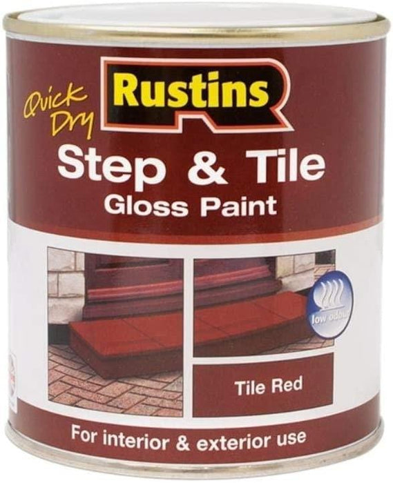RUSTINS STEP & TILE RED QUICK DRY 1L
