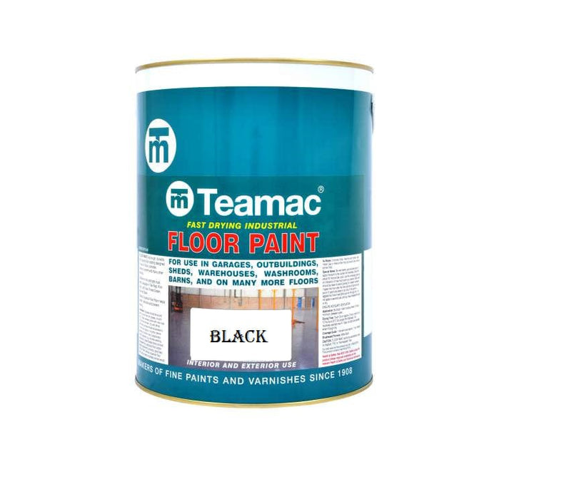 TEAMAC FLOOR PAINT BLACK 5L