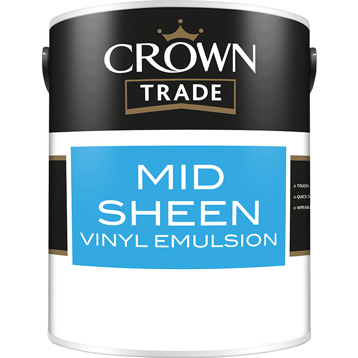 CROWN TRADE MID SHEEN MIXED COLOUR 5L
