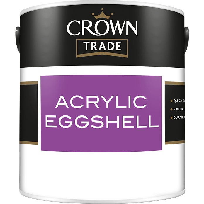 CROWN TRADE ACRYLIC EGGSHELL MIXED COLOUR 2.5L