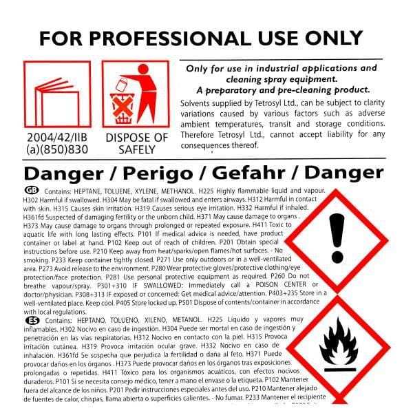 TETROSYL STANDARD THINNERS 5L