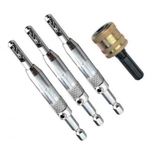 SNAP/DBG/SET TREND SNAPPY DRILL BIT GUIDE 4 PIECE SET - 1/4 HEX SHANK