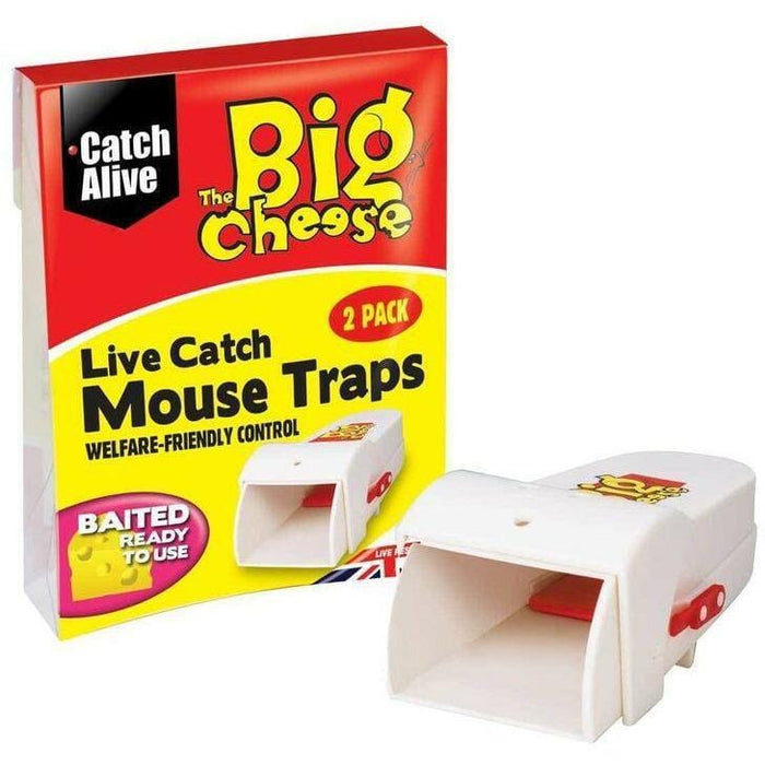 BIG CHEESE MOUSE TRAPS LIVE CATCH