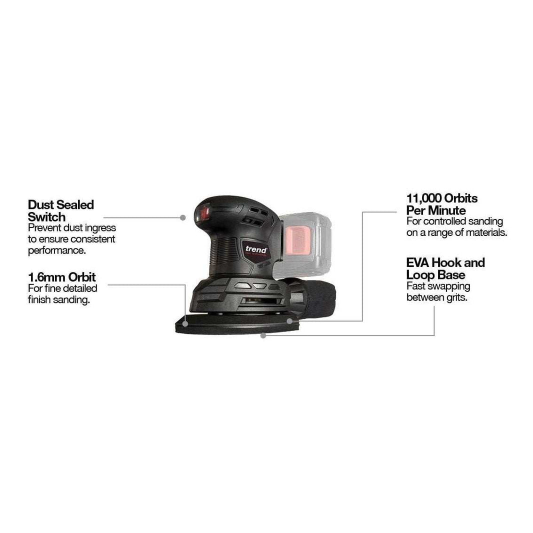 TREND 18V CORDLESS DETAIL SANDER