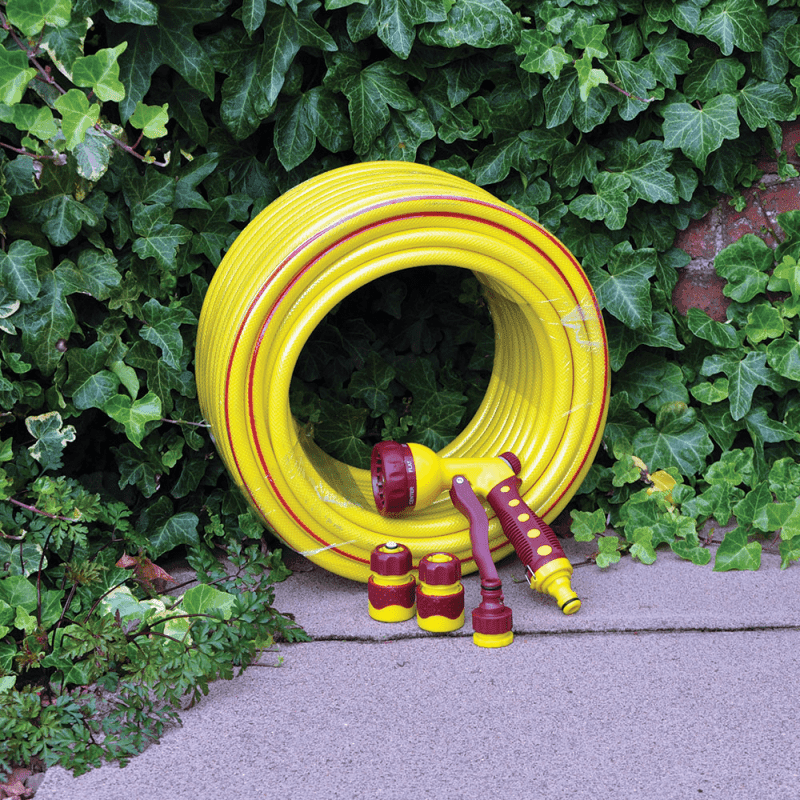 GARDEN PRO 30M HOSE AND SPRAY GUN SET